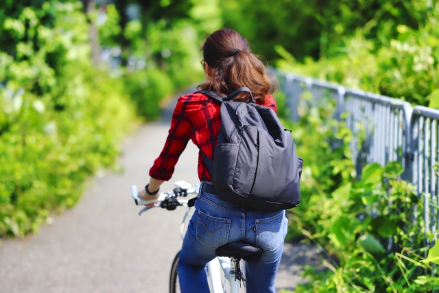 自転車で買い回り